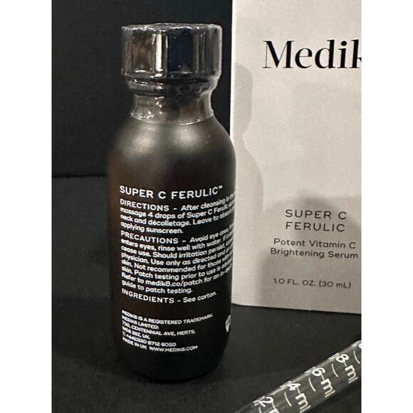 New/Sealed Medik8 Super C Ferulic Potent Vitamin C Brightening Serum 1 Fl. Oz. - Picture 2 of 6